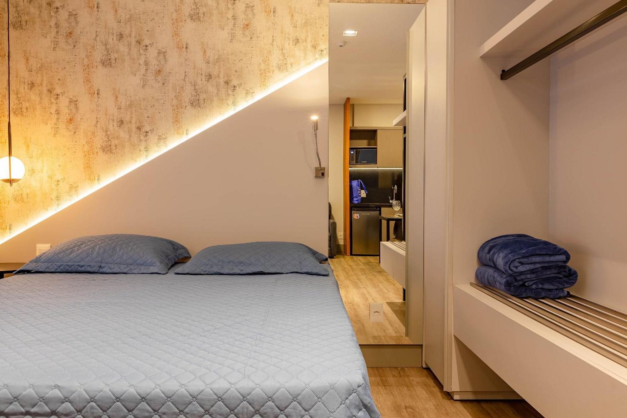 Confortavel Loft Em Condominio Com Piscina بومبينهاس المظهر الخارجي الصورة