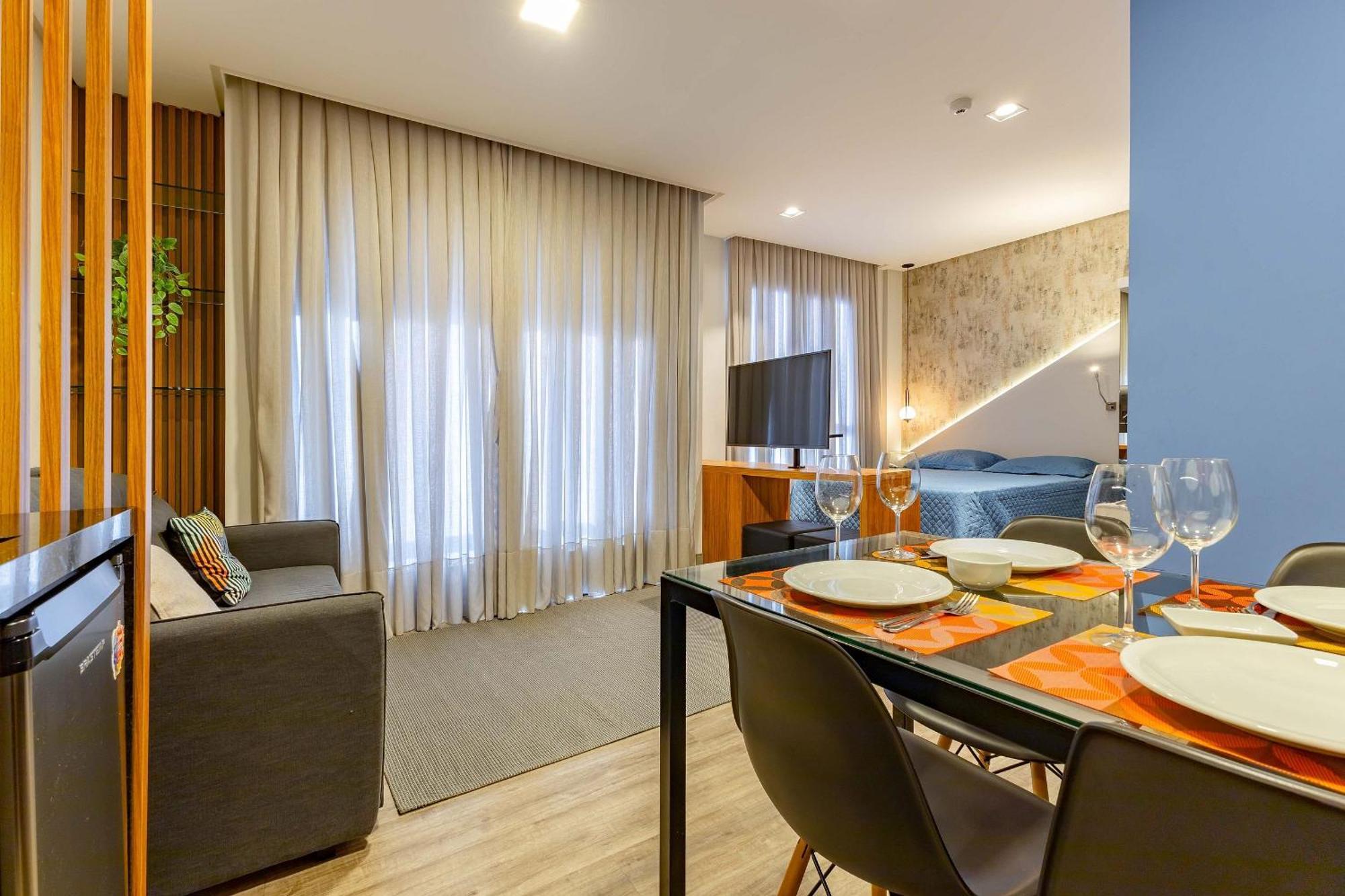 Confortavel Loft Em Condominio Com Piscina بومبينهاس المظهر الخارجي الصورة