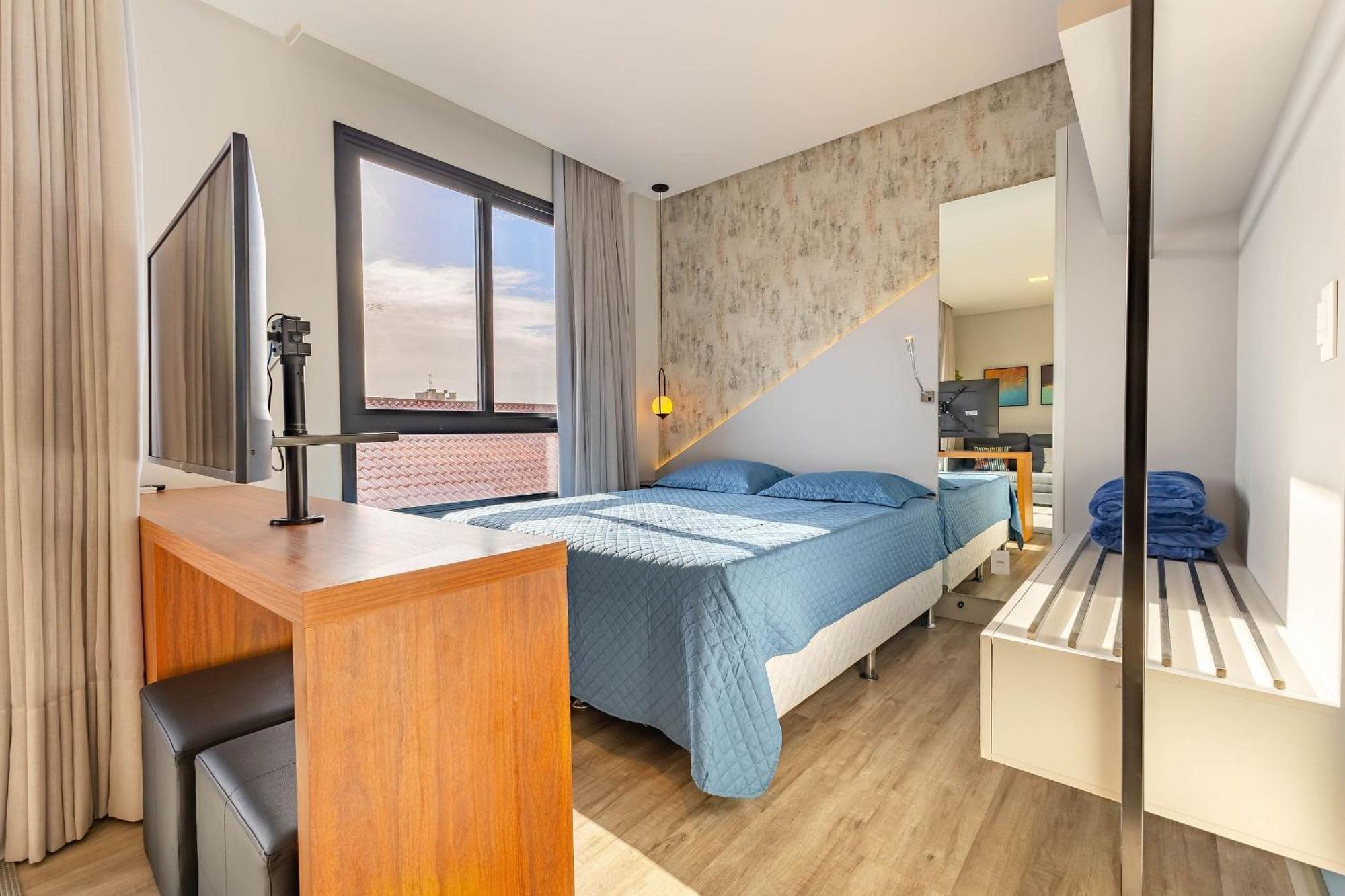 Confortavel Loft Em Condominio Com Piscina بومبينهاس المظهر الخارجي الصورة