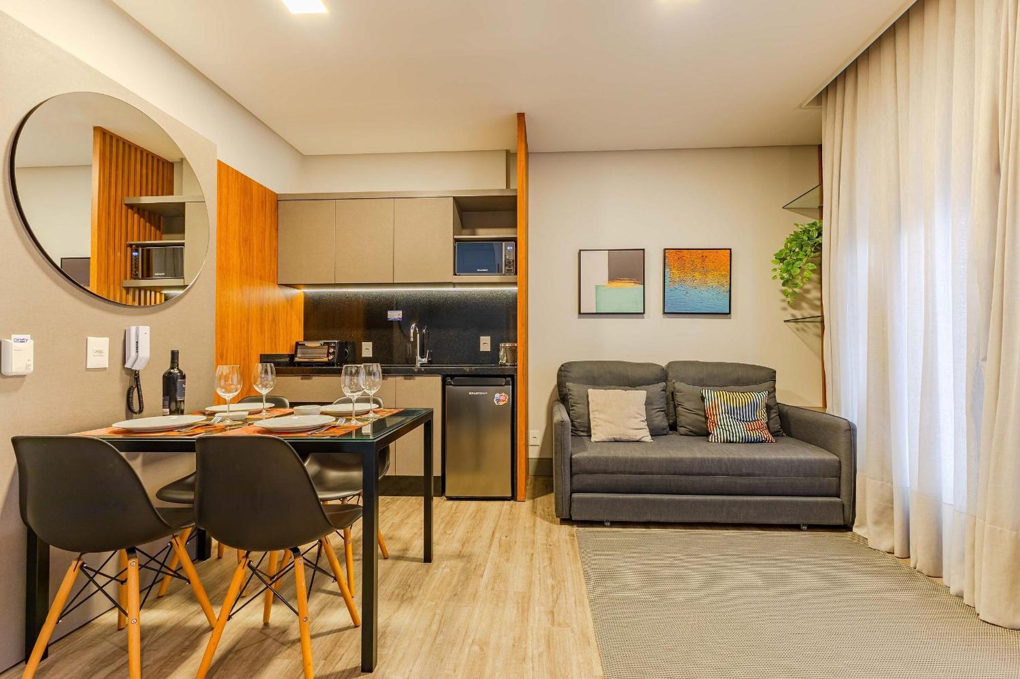 Confortavel Loft Em Condominio Com Piscina بومبينهاس المظهر الخارجي الصورة